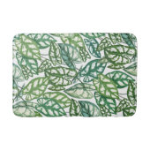 Groen tropisch lederen patroon badmat (Voorkant)