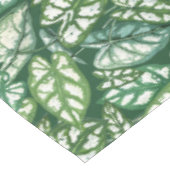 Groen tropisch lederen patroon tafelkleed (Gekanteld)