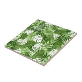 Groen Tropisch Longpatroon Tegeltje (Zijkant)