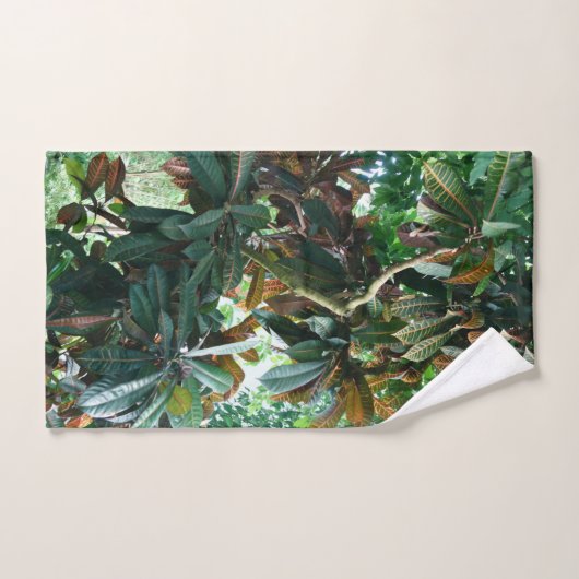 Groen tropisch Oerwoud Bad Handdoek (Handdoek)