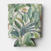 Groen tropisch Oerwoud Banaan Strelitzia Blikjeskoeler (Voorkant)