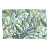 Groen tropisch Oerwoud Banaan Strelitzia Kussensloop (Voorkant)