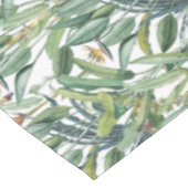 Groen tropisch Oerwoud Banaan Strelitzia Tafelkleed (Gekanteld)