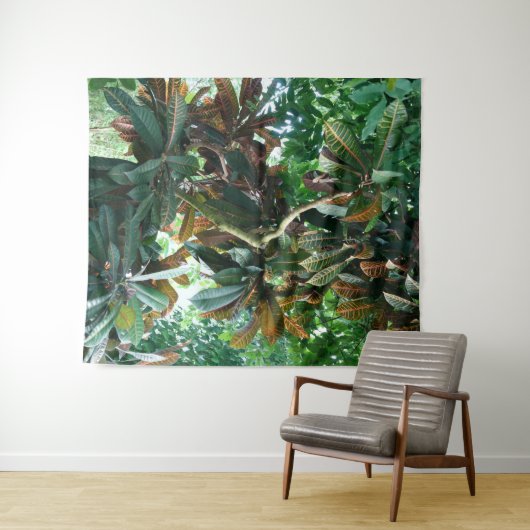 Groen tropisch Oerwoud Wandkleed (In Situ (horizontaal))