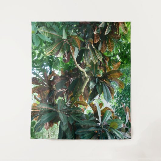 Groen tropisch Oerwoud Wandkleed (Voorkant)