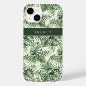 Groen Tropisch palm leest Patroon Case-Mate iPhone Case (Achterkant)