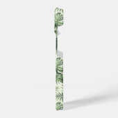 Groen Tropisch palm leest Patroon iPhone Hoesje (Linkerkant)