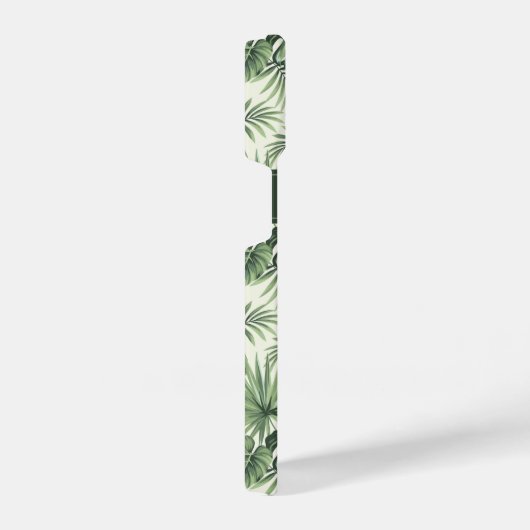 Groen Tropisch palm leest Patroon iPhone Hoesje (Rechterkant)