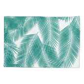 Groen Tropisch palm leest Patroon Kussensloop (Achterkant)