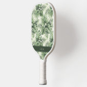 Groen Tropisch palm leest Patroon Pickleball Paddle (Links)