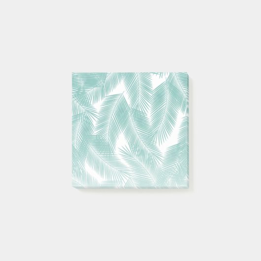 Groen Tropisch palm leest Patroon Post-it® Notes (Voorkant)