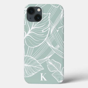 Groen tropisch palmbladpatroon Case-Mate iPhone case