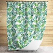 Groen tropisch palmbladpatroon