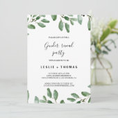 Groen Tropische Eucalyptus Geslacht Onthulling Par Kaart (Staand voorkant)