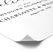 Groen Trouwceremonie Poster (Hoek)