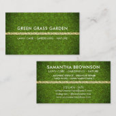 Groen Tuinieren Grass Football Landschap Visitekaartje (Voorkant / Achterkant)