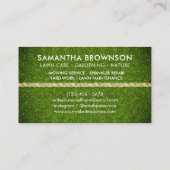 Groen Tuinieren Grass Football Landschap Visitekaartje (Achterkant)