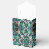 Groen-turkooisornament Bedankdoosjes (Geopend)