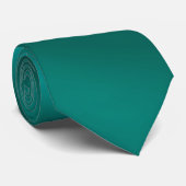 Groen, turkooispiraal patroon. stropdas (Opgerold)