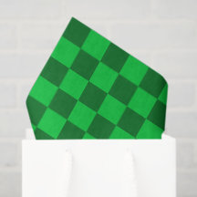 Groen Tweekleurig Schaakbord Patroon