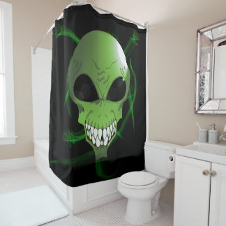 Groen uitheemse Shower Curtain Douchegordijn