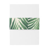 groen uitnodigingen wikkel (Achterkant Voorbeeld)