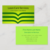 Groen uniek Visitekaartje voor zorgservices (Voorkant / Achterkant)