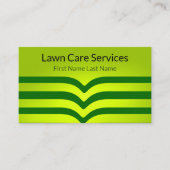 Groen uniek Visitekaartje voor zorgservices (Voorkant)