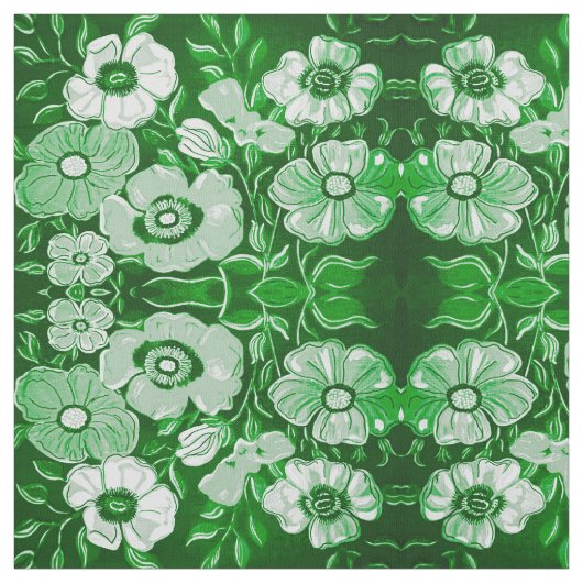 Groen van jaloezie stof (Swatch)