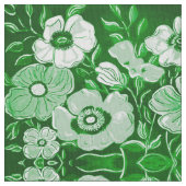 Groen van jaloezie stof (Close Up)