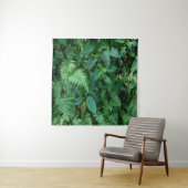 Groen varengras loof textuur wandkleed (In situ)