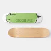 Groen varkenskarton (Mini) Persoonlijk Skateboard (Horizontaal)
