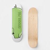 Groen varkenskarton (Mini) Persoonlijk Skateboard (Voorkant)