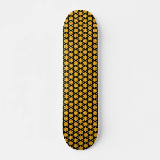 Groen veelhoekpatroon persoonlijk skateboard (Voorkant)