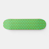 Groen veelhoekpatroon skateboard (Horizontaal)