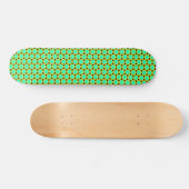 Groen veelhoekpatroon skateboard (Horizontaal)