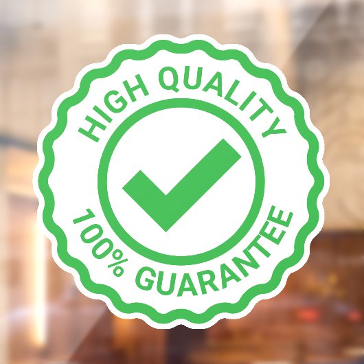 Groen veiligheidsvenster plakbord raamsticker (Vel 2)