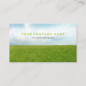 Groen veld visitekaartje (Achterkant)