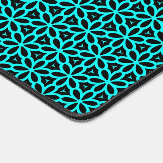 Groen ventilatorpatroon bureaumat (Hoek)