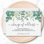 Groen Verandering van het Adres Verhuisaankondigin Aankondiging