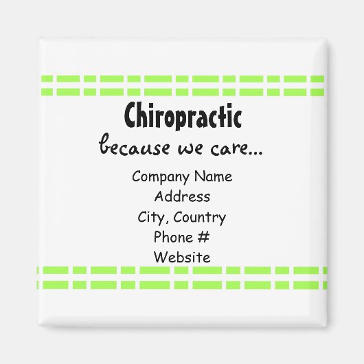 Groen verbindingsontwerp magneet (Voorkant)