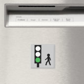 Groen verkeerslicht magneet (Insitu (Vaatwasser))