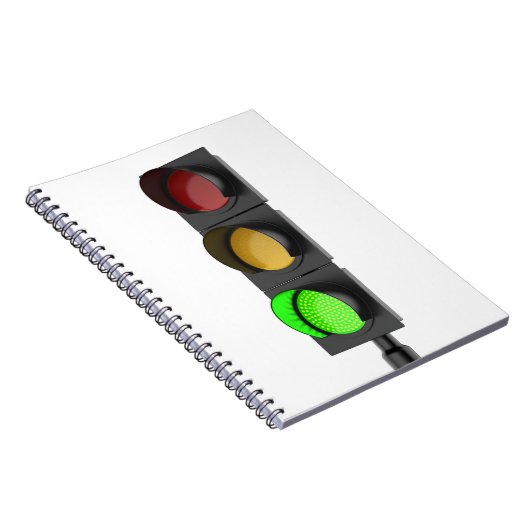 Groen verkeerslicht notitieboek (Rechterzijde)