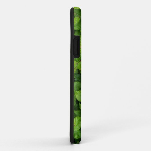 Groen verlaat abstracte monogram Case-Mate iPhone case (Achterkant/rechts)