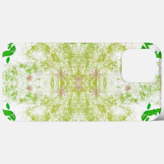 Groen verlaat iPhone hoesje (Achterkant (horizontaal))