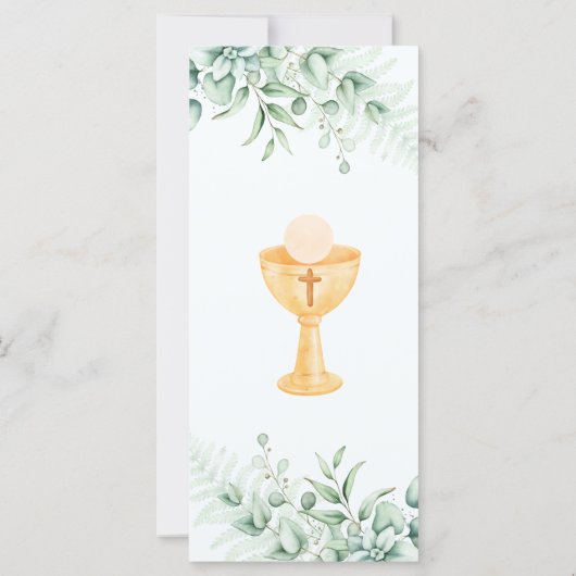 groen verlaat spaans eerste communie Bladwijzer (Achterkant)