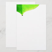 Groen verlof briefpapier (Voorkant / Achterkant)