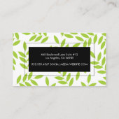 Groen verlof / landschapsontwerp visitekaartje (Achterkant)