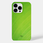 Groen verloop Banaan blad textuur patroon naam iPhone Hoesje (Achterkant)