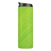 Groen verloop Banaan blad textuur patroon naam Thermosbeker (Geroteerd rechts)